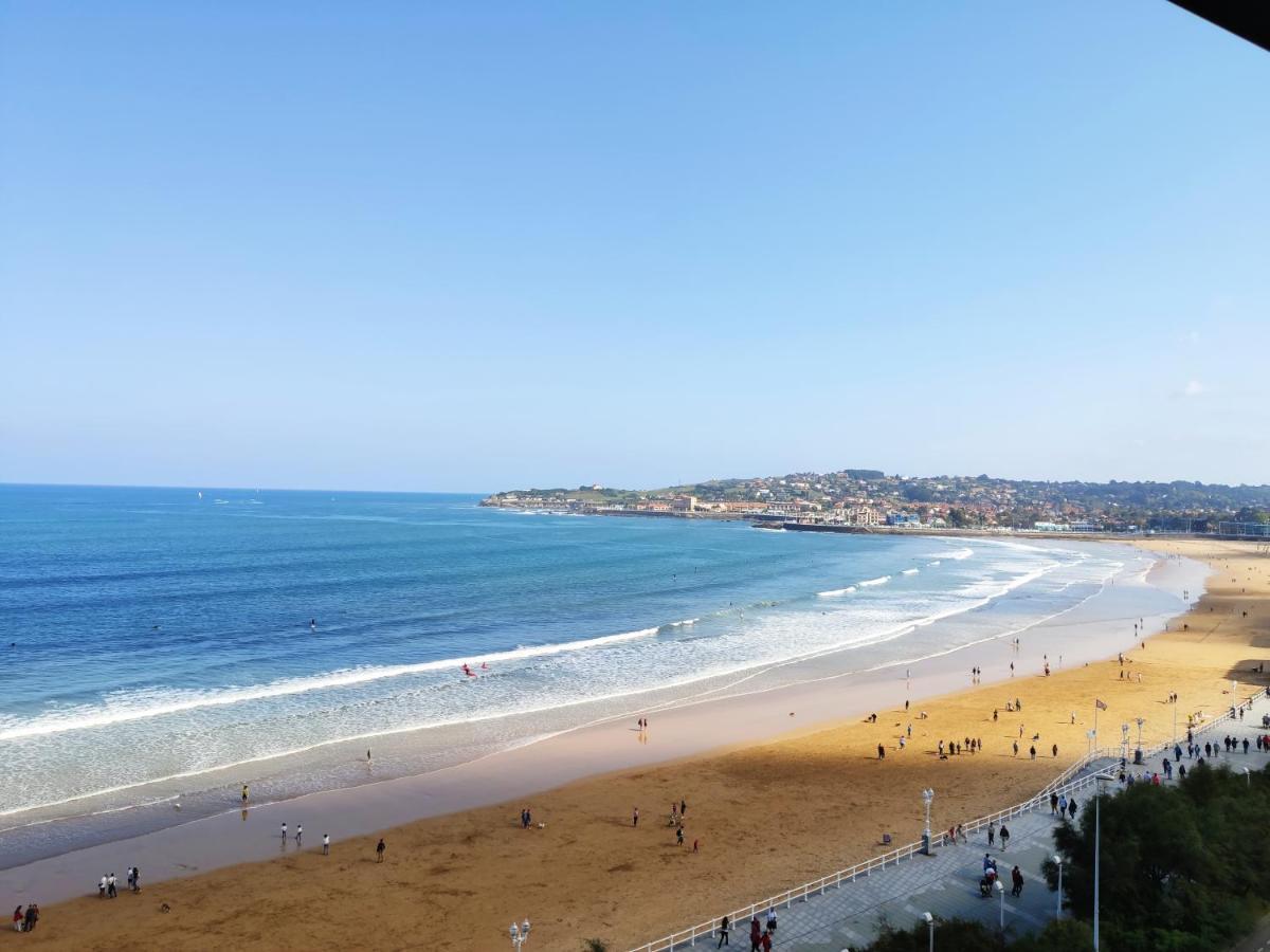 גיחון Apartamento Ezcurdia 22 Playa De San Lorenzo Primera Linea מראה חיצוני תמונה